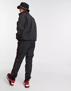 Nuevo Conjunto Deportivo Profesional Personalizado para Invierno, Unisex, Cálido, Cortavientos, de Forro Polar, con Sudadera con Capucha y Pantalones Jogger, Tallas Grandes - Product Image 4