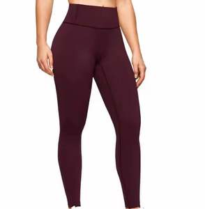 Taille haute femmes doux léger respirant écologique Gym Yoga pantalon personnalisé élastique mi-taille Fitness Leggings séchage rapide - Product Image 1