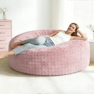 Canapé pouf en velours haute densité, nouveau mobilier moderne pour la maison, meubles de salon, pouf MD28 - Product Image 1