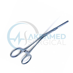 Pinza Vascular Pediátrica Cooley de 16 cm, 6.25, Mandíbulas Atraumáticas, Vástago Angulado, Titanio, Acero Inoxidable, Instrumento Quirúrgico con Certificación CE - Product Image 2