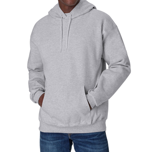 Sudadera con Capucha para Hombre, Color Sólido, Corte Regular, Felpa de Algodón, Informal, para Otoño, con Bolsillo Delantero y Capucha con Cordón Ajustable - Product Image 3