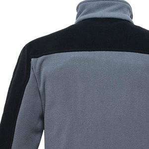 Veste polaire pour homme, dernière conception, fabriquée en usine, prix compétitif, logo imprimé sur le devant, coupe-vent, respirante, veste polaire de sport - Product Image 5
