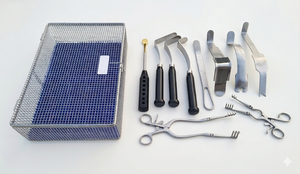 Kit de chirurgie de l'épaule de type Bell Hawkins, 11 instruments de ligature en acier inoxydable, pour arthroplastie manuelle de l'épaule, haute qualité CE - Product Image 5