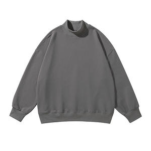 Fabricant en gros de sweats à capuche et pulls en coton personnalisés pour hommes, style streetwear oversize, col rond et col montant - Product Image 1