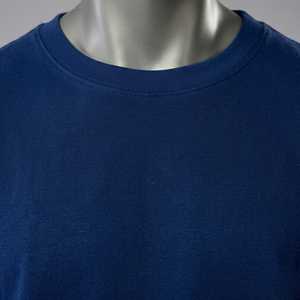 Camiseta Extra Grande para Hombre, Color Azul Marino Oscuro, Ultra Suave, 100% Algodón, Cuello Redondo, Manga Corta, Clásica, Lisa, Ligera, Transpirable, Estilo Urbano - Product Image 6
