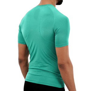 Camiseta Deportiva de Manga Corta de Poliéster de Compresión, con Logotipo Personalizado, para Hombre, Ropa para Correr, Hecha en Pakistán 2026, Gran Venta - Product Image 4