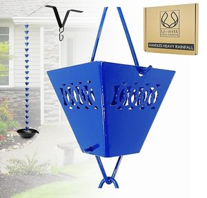 Cadena de Lluvia Metálica Ecológica y Elegante, Estilo Copa, para Drenaje de Techos Exteriores, Decoración Colgante para Jardín y Balcón - Product Image 4