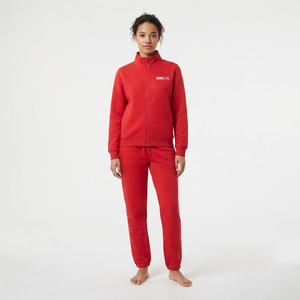 HAWK EYE Sudadera Deportiva Roja para Mujer con Cierre Completo, Color Sólido, Casual, con Bolsillos Laterales, Corte Regular, para Otoño - Product Image 4