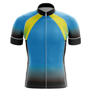Ensembles de vêtements de cyclisme pour hommes de bonne qualité, impression par sublimation intégrale, prix de gros, combinaisons de cyclisme à manches courtes avec fermeture éclair intégrale - Product Image 3