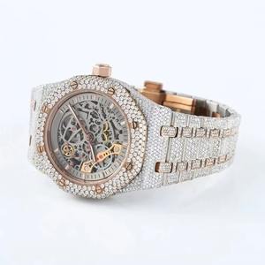 Glamourous Men's Fashion Statement Luxury Moissanite Diamond Wrist <b>Watches</b> for Sale From Indian Supplier - Product Image 1