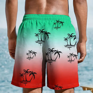 Pantalones Cortos Bermuda Casuales para Hombre, Estampados, 100% Algodón, Tela de Lona, Secado Rápido, Transpirables, Colores Personalizados de Alta Calidad - Product Image 3