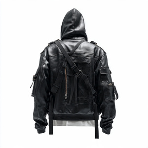 Veste en cuir de style Genz de haute qualité, très élégante et cool - Product Image 2