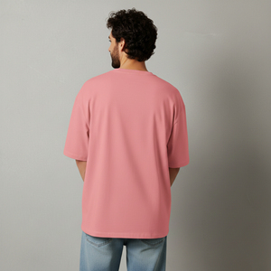 Camiseta de Hombre de Verano, Estilo Urbano, Corte Holgado, Hombros Caídos, Color Personalizado, 100% Algodón, 210 g/m², Peso Pesado, Personalizable - Product Image 5