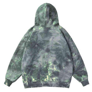 Sudaderas con capucha unisex de algodón grueso con efecto tie-dye, sudadera informal, sudaderas con capucha de moda para hombre y mujer - Product Image 2