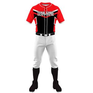 Conjunto de uniformes de béisbol personalizados, camisetas y pantalones de equipo al por mayor, ropa deportiva de poliéster transpirable, camisetas de béisbol sublimadas personalizadas - Product Image 3