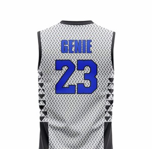 Uniforme 7v7 en polyester de qualité supérieure à prix abordable, avec logo personnalisé, sans manches, bretelles ajustables pour adultes, service OEM - Product Image 2