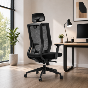 Accoudoir 3D réglable KINSHA pour chaise de bureau, matériau en tissu ergonomique, réglage électrique, design moderne, bureau à domicile - Product Image 1