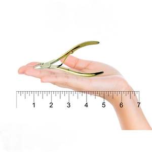 Cortacutículas Profesional Chapado en Oro, Cortador de Uñas de Acero Inoxidable de Alta Gama, Herramienta de Manicura de Lujo - Product Image 4