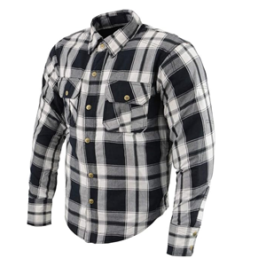 Camisa de Franela a Cuadros de Manga Larga Unisex, con Botones, de Algodón de Secado Rápido, con Estampado por Transferencia de Calor, Personalizable, para Motociclismo - Product Image 2