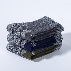 Men's Mid-Tube Crew <b>Socks</b> Sweat-Absorbing Shock-Absorbing Thickened Outdoor Sports Towel Bottom Hiking <b>Socks</b> New Print - Product Image 5