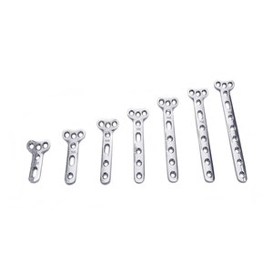 SURGINEXA SR-OP-2305 DCP Plaque en T 3,5 mm 18 mm Lot de 10 pièces Acier inoxydable allemand de qualité supérieure pour usage vétérinaire Canin Félin Métaphyseal - Product Image 1