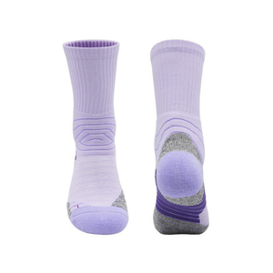 Wholesale Custom Standard Basketball Sport <b>Socks</b> Adults Youth Size Crew Non-Slip Breathable Spandex/Polyester/Cotton Quick Dry - Product Image 4