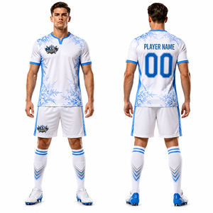 Uniforme de Fútbol de Alta Calidad, Tejido de Poliéster de Primera Calidad, Secado Rápido, Transpirable, Ligero, Flexible, Cómodo para Deportes - Product Image 1