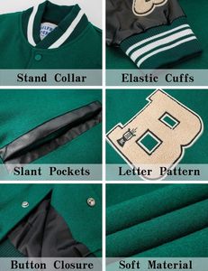 Unisex Brown Varsity <b>Jacket</b> V-neck Collar Zipper Closure Casual Windproof Polyester Winter Wear Hooded <b>Fleece</b> <b>Lining</b> Quick Dry - Product Image 5