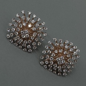 Pendientes de oro rosa de 18 quilates, joyería fina elegante para mujer, uso diario, regalo de aniversario, joyería para fiesta, oro rosa - Product Image 4