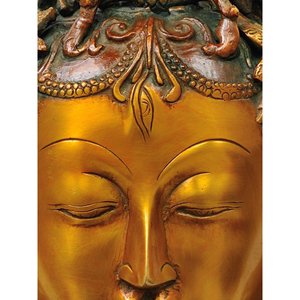 Fait à la main en laiton de 12 pouces déesse Tara tenture murale divinité bouddhiste tibétaine fabriqué en Inde pour les cadeaux - Product Image 1