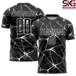 Conjunto de Camisetas de Fútbol Personalizadas, Uniforme de Fútbol de Poliéster de Secado Rápido, Manga Corta, Equipación para Entrenamiento y Partidos - Product Image 2