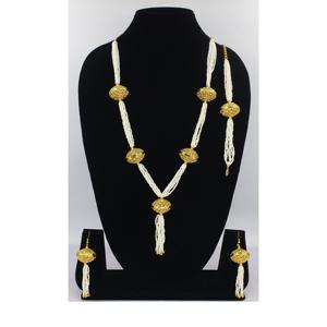 Ensemble de bijoux de mariée indienne ensemble de perles au prix le plus bas ensemble de bijoux de Dubaï collier de créateur avec boucles d'oreilles bracelet - Product Image 5