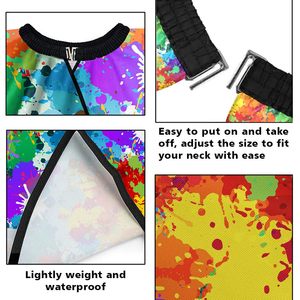 HYSAF APPARELS CO – Cape de coiffure imperméable en polyester avec logo imprimé couleur personnalisé, motif sublimé, idéale pour salon de beauté et barbier – Grande vente - Product Image 4