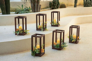 Faroles de Vela de Calidad de Exportación India, Decoración Rústica para Mesa de Boda, Centro de Mesa con Farol para Boda, Decoración Estilo Granja - Product Image 6