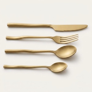 Modern Luxury Stainless Steel Flatware Set Mirror Polished Silverware For Weddings Hotels And Fine Dining Home Decoration - Product Image 3