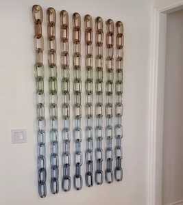 โซ่อะคริลิคทำมือ แฟชั่นสไตล์เรโทร สีสันอะคริลิคเรซิ่น ถอดออกได้ โดยรอยัล เนเชอรัล คราฟท์ - Product Image 2