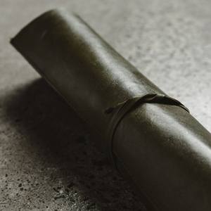 Sac de rangement pour couteaux et ustensiles de table en cuir véritable brun, portable, léger, fait main, professionnel, LKR-0223 - Product Image 3