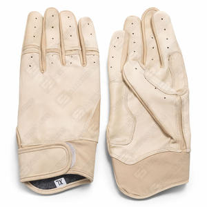 Guantes de Bateo de Béisbol y Sóftbol SAAR INDUSTRIES, de Cuero, Ambidiestros, Antideslizantes, Ligeros, con Logotipo y Color Personalizados, Tallas S-2X - Product Image 5