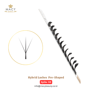 Pestañas Híbridas Preformadas Spike 3D MACY BEAUTY KOREA Extensiones de Pestañas Premium al por Mayor Pestañas Personalizadas Marca Privada - Product Image 3