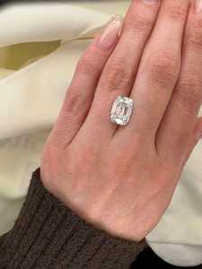 เพชรหลวมทรงคุชชั่น 3CT ถึง 5CT แบบสั่งทำพิเศษ เพชรเพาะเลี้ยงในห้องปฏิบัติการ ความสะอาดระดับ E VS1 สำหรับใบรับรอง IGI ใช้สำหรับทำเครื่องประดับ - Product Image 3