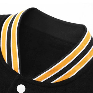 Street Style <b>Men</b> Letterman <b>Jacket</b> Stand Front <b>Lightweight</b> Breathable Trendy Design Comfortable Fabric Perfect Casual Outfits - Product Image 3