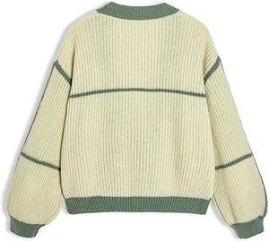 Pull-over élégant pour femme à manches chauve-souris, tricoté ample, chaud pour l'hiver, couleur unie, style minimaliste - Product Image 4