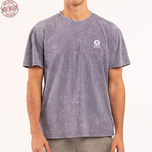 เสื้อยืดดีไซน์ล่าสุด สีซีดแบบซันเฟด ผ้าฝ้าย 100% ระบายอากาศได้ดี สวมใส่สบาย สไตล์สตรีทแวร์ คุณภาพสูง น้ำหนักเบา สำหรับผู้ชาย - Product Image 1