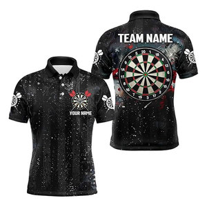 Camiseta Polo Deportiva Sublimada para Hombre, Transpirable, de Secado Rápido, 100% Poliéster, Diseño Personalizado, Venta al Por Mayor - Product Image 4