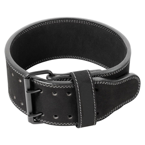 Ceinture de soutien lombaire pour musculation sur mesure, en cuir d'agneau, antidérapante, qualité supérieure, couleur unie - Product Image 4