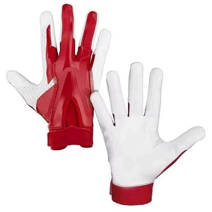Wholesale Printed American Football Receiver Gloves High Quality Lightweight Breathable Grip Anti Slip <b>Sticky</b> Silicone Palm UV - Product Image 2