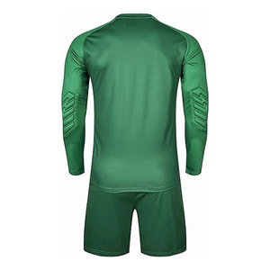 High Quality Custom Color Printed Soccer Goalkeeper Jersey Shorts Uniform Breathable UV Protection Summer 100% Polyester Quick - Product Image 3