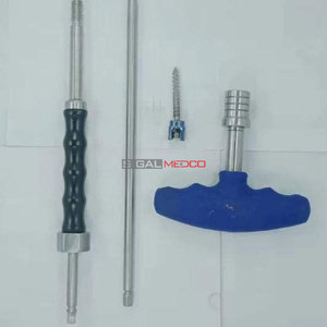 Spine <b>Screw</b> <b>Set</b> with 10 Pedicle <b>Screws</b> Including 2 Rods and Spine <b>Screw</b> Driver High Quality Orthopedic Spinal Implant System - Product Image 3