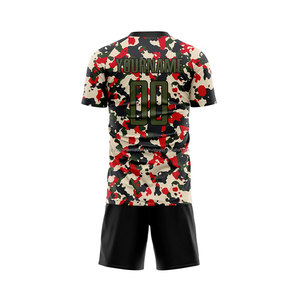 Camiseta de Fútbol de Malla con Cuello Redondo y Corte Holgado, Personalizada con Serigrafía de Alta Calidad, Estilo Francés, Ropa Deportiva, OEM - Product Image 3