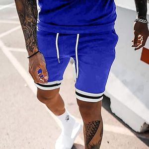 Men Casual <b>Set</b> Manufacturer 2 Piece Cotton T Shirt Cargo Shorts Summer OEM ODM Bulk Supply - Product Image 6